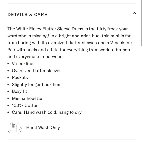 Pomander Place white Finley flutter sleeve dress - Picture 9 of 13